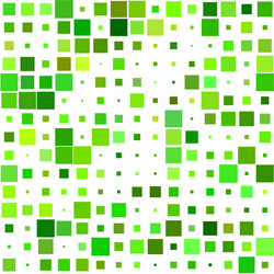 Green abstract square pattern background vector
