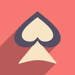 flat with shadow icon and mobile application suit vector
