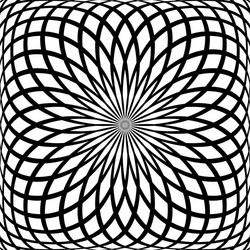 Intricate Rotation Swirl Pattern vector