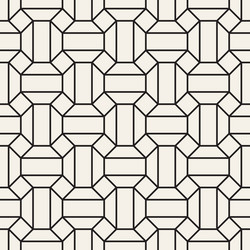 seamless pattern repeating geometric elements vector image