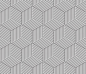 Linear Cube Pattern vector