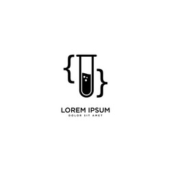 Code lab design laboratory simple vector