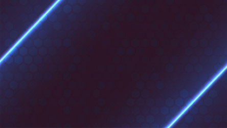 futuristic neon background with hexagon pattern vector image
