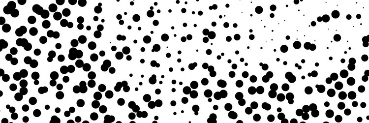 halftone random circles dots pattern vector image