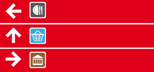 navigation pointer vector image