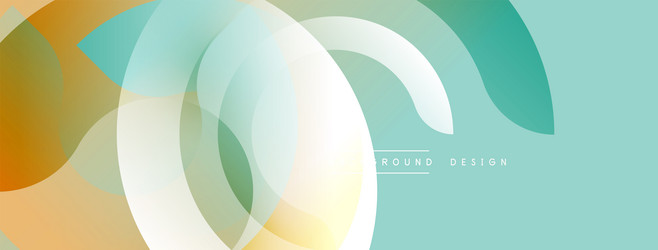 abstract composition featuring overlapping vector image
