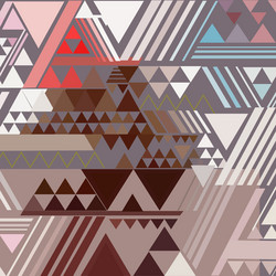 Geometric Triangle Pattern Background vector image