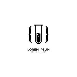 Code lab design laboratory simple vector