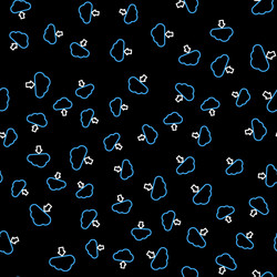 Line cloud upload icon isolated seamless pattern vector