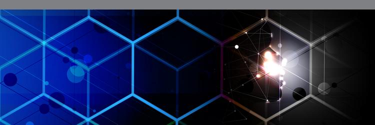 Artificial intelligence technology web background vector