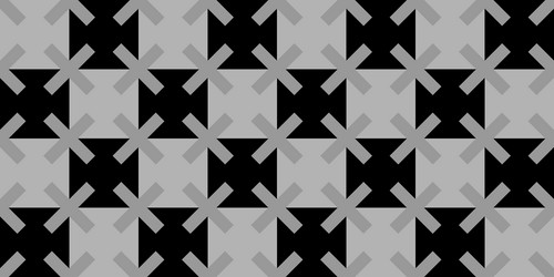 x cross geometric pattern simple subtle seamless vector image