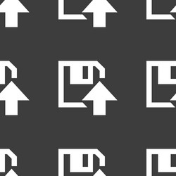 floppy disk upload web icon flat design seamless vector image
