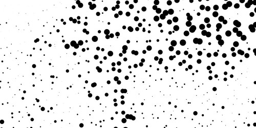 halftone random circles dots pattern vector image