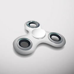 Hand Spinner Fidget Toy Vector Image