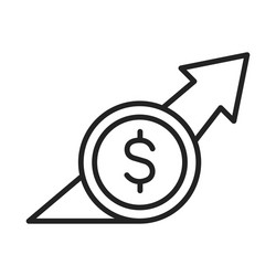 data analysis web icons in line style graphs vector image