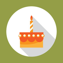 Birthday cake vector