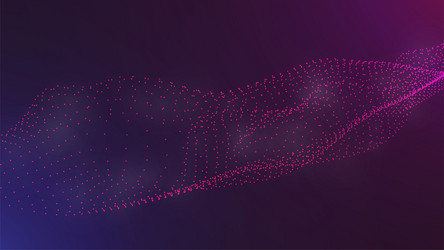 abstract particle mesh ai future technology 3d vector image