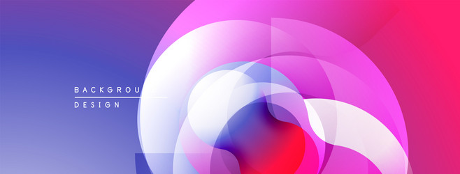 abstract colorful layers create dynamic visual vector image