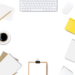 computer keyboard frame isolated vector image