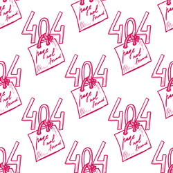 404 error page not found seamless pattern vector