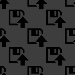 floppy disk upload web icon flat design seamless vector image