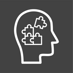 problem solving vector image