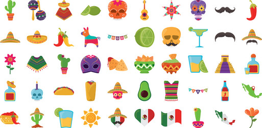 Cinco de mayo mexican celebration festive party vector