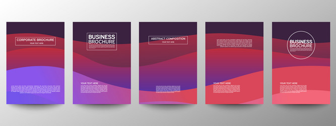 cover geometric minimal set abstract line pattern vector image