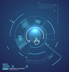 interface technology the future of user experience vector image