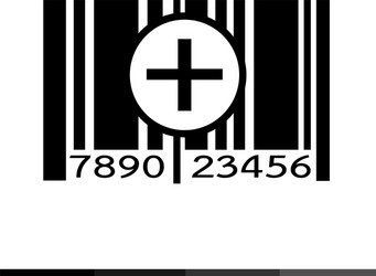 Barcode icon design vector