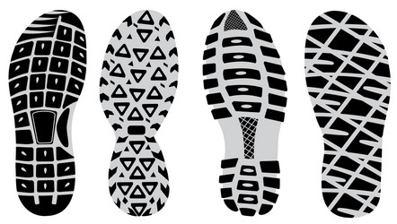 prints shoes Vector Image