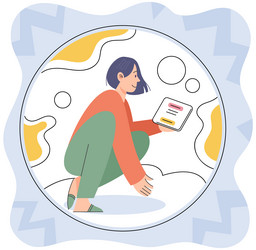 introvert introverts find comfort in their own vector image