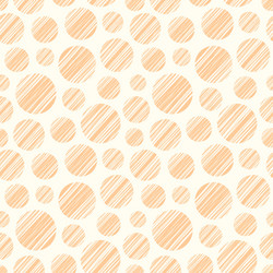 seamless pattern with hand drawn circle elements vector