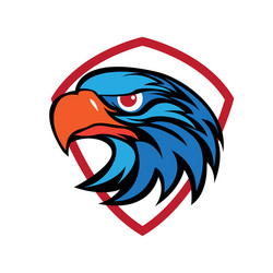 Falcon head Royalty Free Vector Image - VectorStock