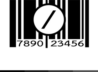 Barcode icon design vector