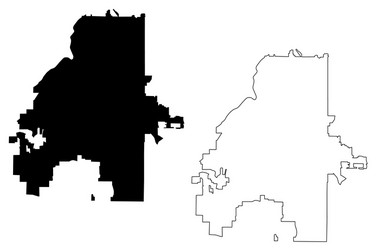 Atlanta City Map Vector Image