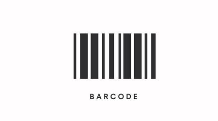 barcode icon vector