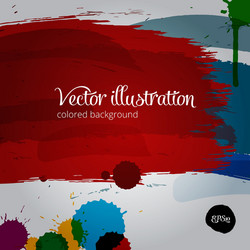 Colored paintbrush vector