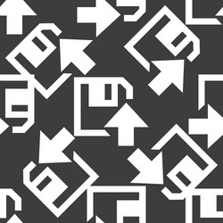 floppy disk upload web icon flat design seamless vector image