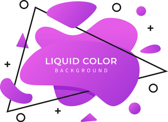 Purple liquid color gradient vector