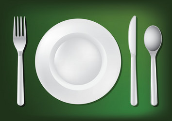 Table Setup Vector Dining table set up Royalty Free Vector Image - VectorStock