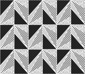 Dotted line geometric seamless pattern Royalty Free Vector