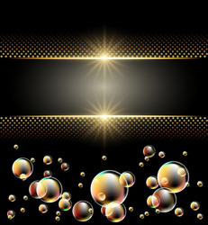 stars and bubbles vector