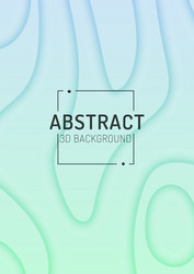 abstract light gradient background with 3d lines vector image