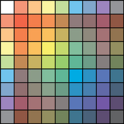 polychrome multicolor spectral versicolor grid vector