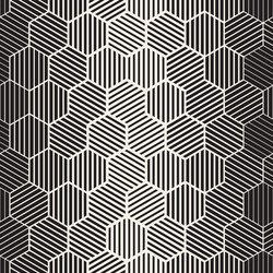 seamless pattern repeating geometric elements vector image