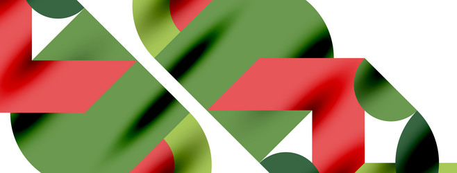 circle pattern round elements with lines vector image