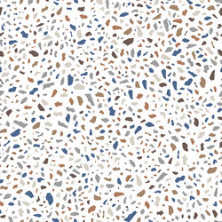 Red terrazzo stone texture seamless pattern design