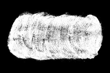 Scribble hand drawn stain in chalk Royalty Free Vector Image