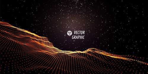 Abstract Particle Horizon vector image